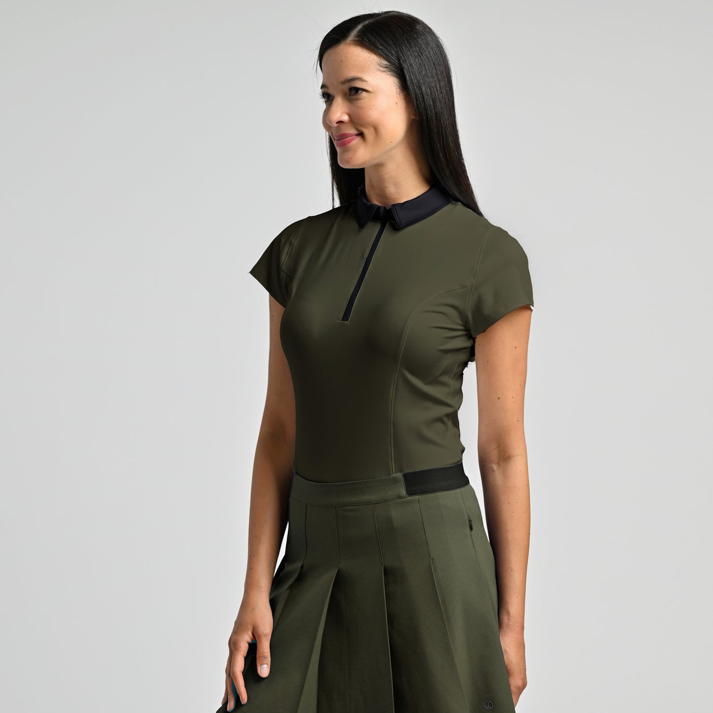 Olive and Black